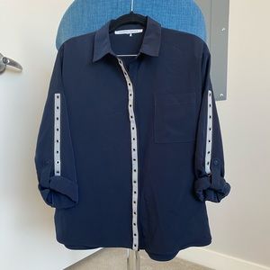 Collective Concepts Grommet Trim Blouse